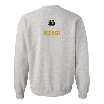 Notre Dame - NCAA Men's Tennis : Noah Becker - Classic Fashion Shersey Crewneck Sweatshirt