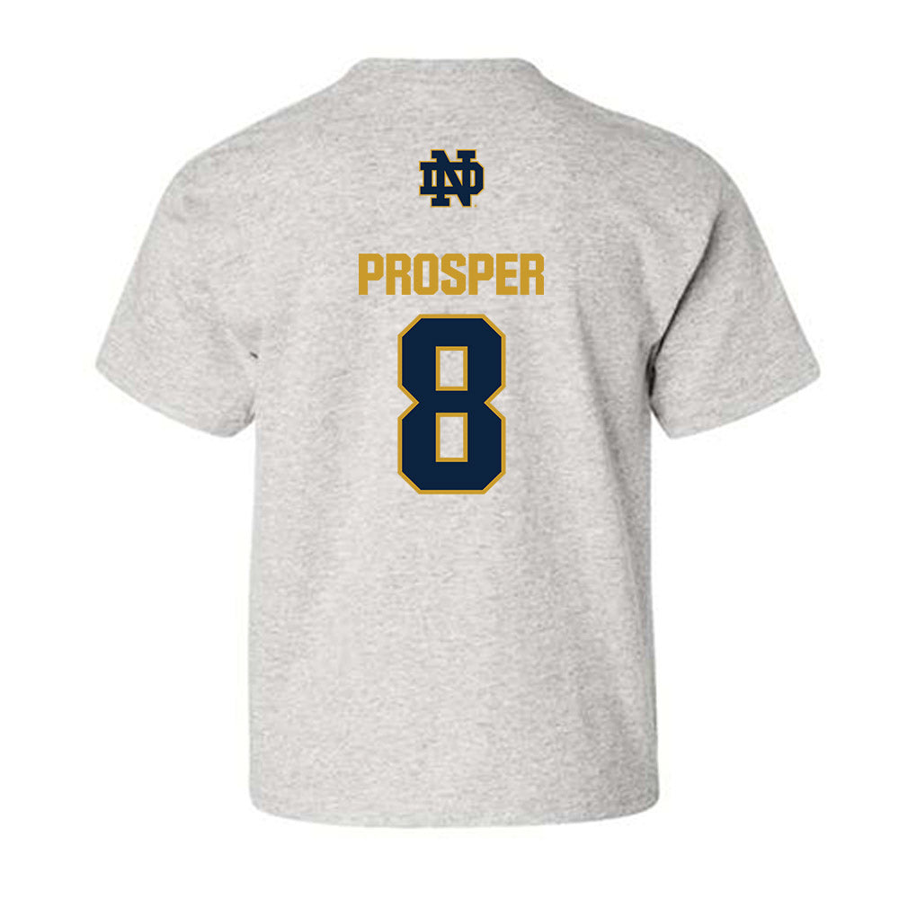 Notre Dame - NCAA Women's Basketball : Cassandre Prosper - Classic Fashion Shersey Youth T-Shirt-1