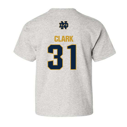 Notre Dame - NCAA Baseball : Evan Clark - Classic Fashion Shersey Youth T-Shirt-1