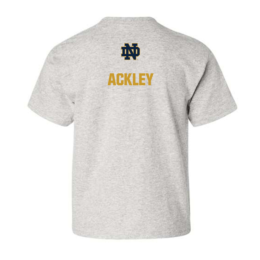 Notre Dame - NCAA Men's Cross Country : Daelen Ackley - Classic Fashion Shersey Youth T-Shirt