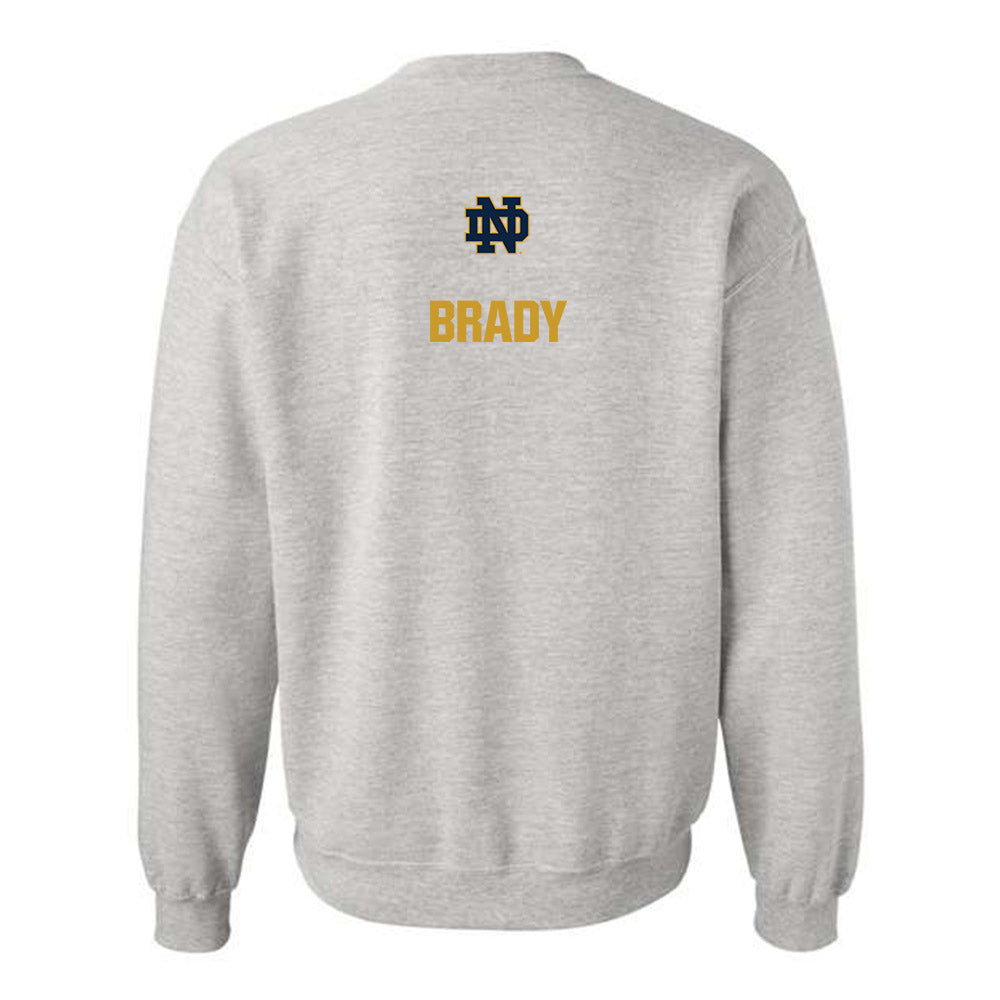 Notre Dame - NCAA Women's Track & Field : Alaina Brady - Classic Fashion Shersey Crewneck Sweatshirt-1