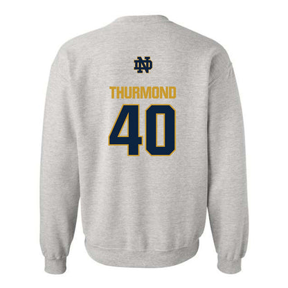 Notre Dame - NCAA Baseball : Eli Thurmond - Classic Fashion Shersey Crewneck Sweatshirt-1