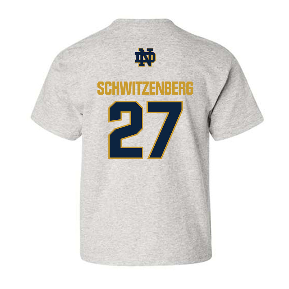 Notre Dame - NCAA Men's Lacrosse : Nate Schwitzenberg - Classic Fashion Shersey Youth T-Shirt-1