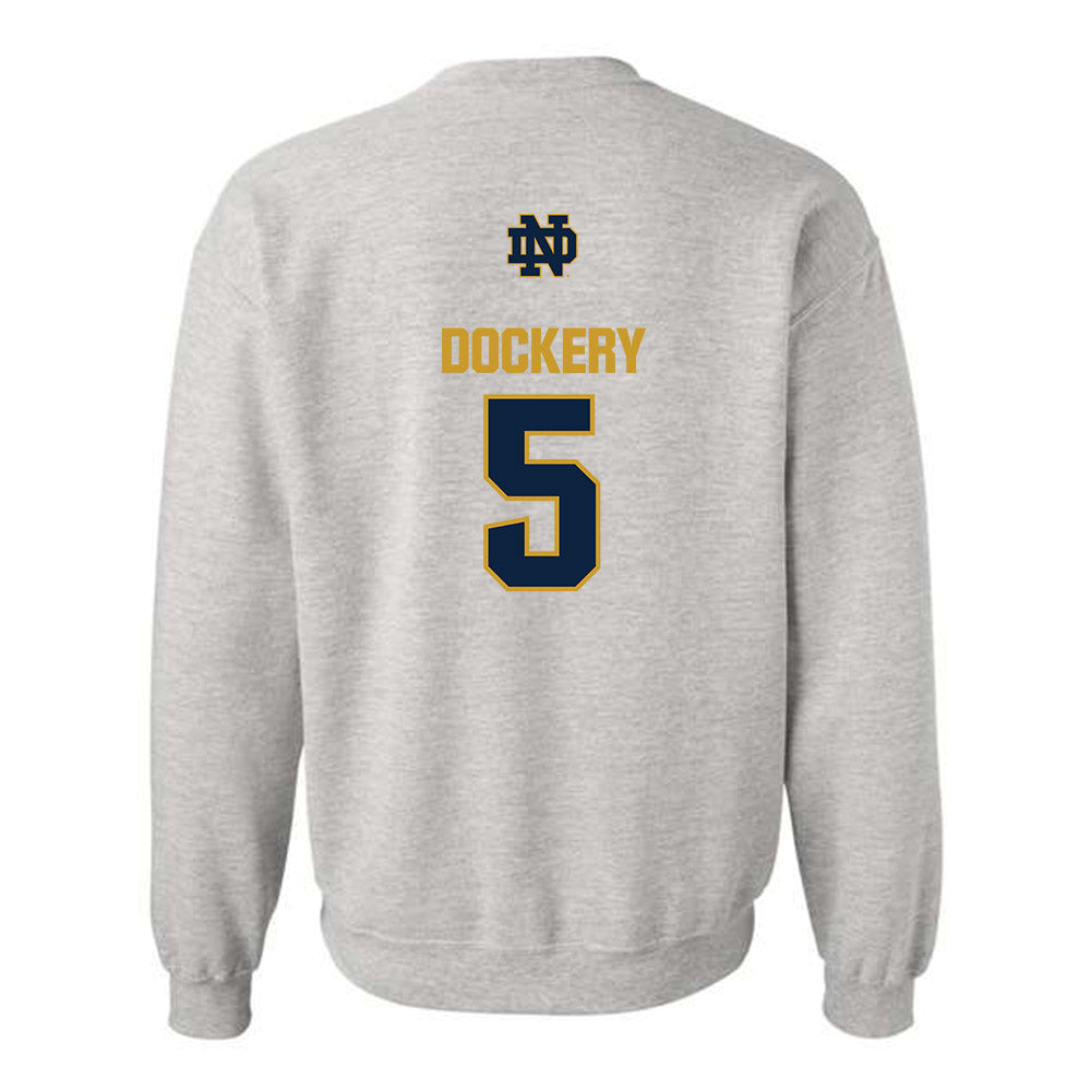 Notre Dame - NCAA Women's Volleyball : Cailey Dockery - Classic Fashion Shersey Crewneck Sweatshirt-1