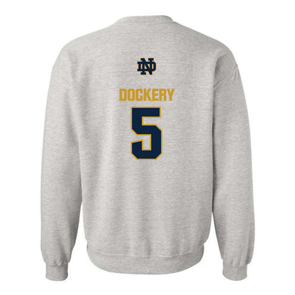 Notre Dame - NCAA Women's Volleyball : Cailey Dockery - Classic Fashion Shersey Crewneck Sweatshirt-1