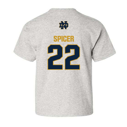 Notre Dame - NCAA Men's Soccer : Nolan Spicer - Classic Fashion Shersey Youth T-Shirt-1