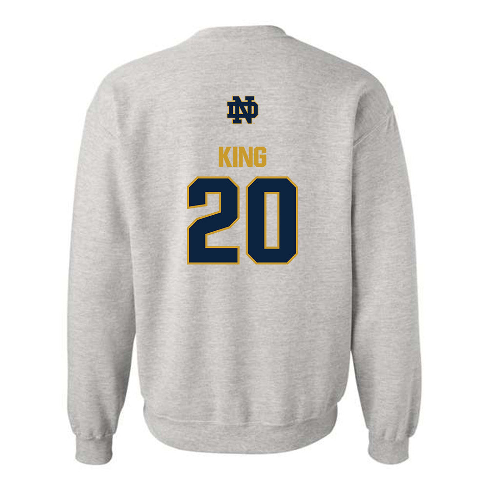 Notre Dame - NCAA Women's Basketball : Liatu King - Classic Fashion Shersey Crewneck Sweatshirt