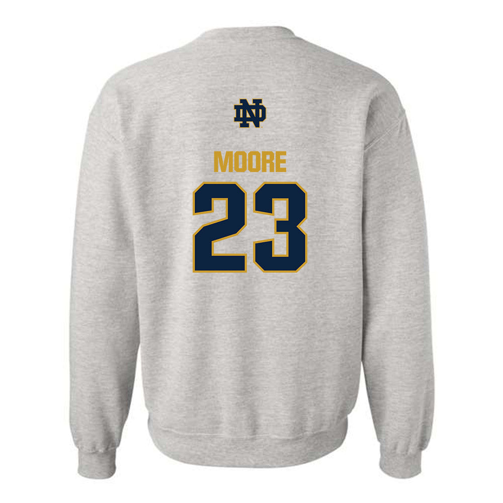Notre Dame - NCAA Women's Lacrosse : Molly Moore - Classic Fashion Shersey Crewneck Sweatshirt-1