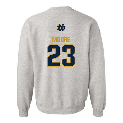 Notre Dame - NCAA Women's Lacrosse : Molly Moore - Classic Fashion Shersey Crewneck Sweatshirt-1