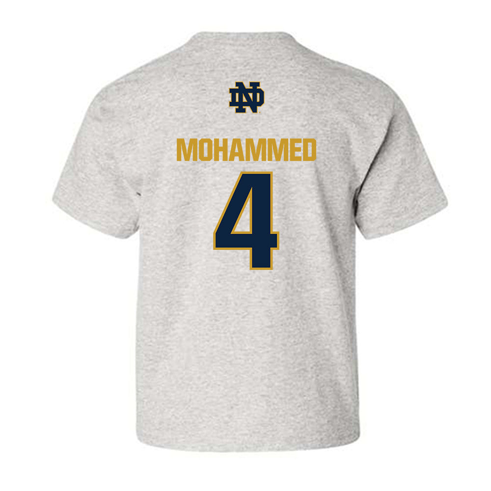 Notre Dame - NCAA Men's Basketball : Sir Mohammed - Classic Fashion Shersey Youth T-Shirt-1