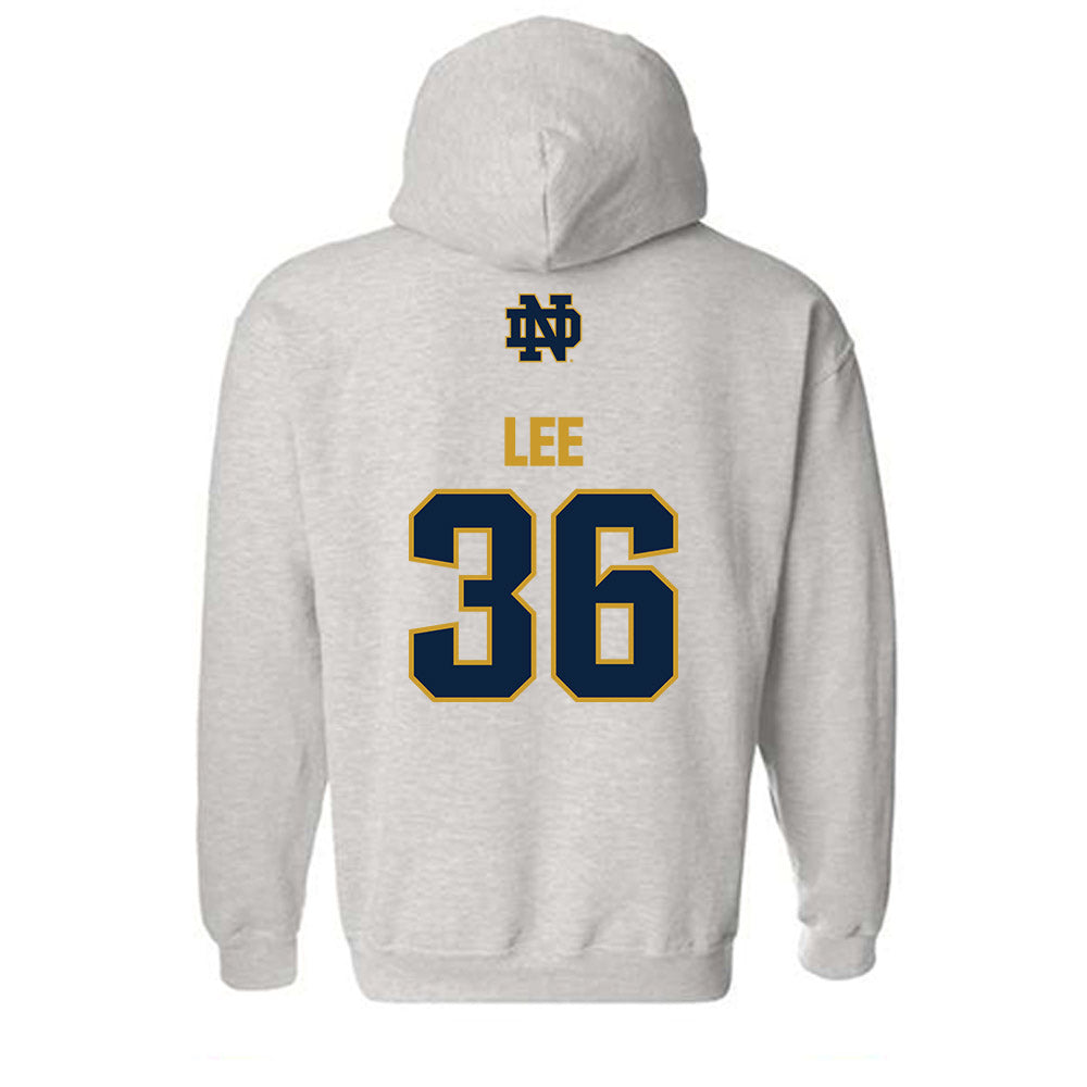 Notre Dame - NCAA Baseball : Oisin Lee - Classic Fashion Shersey Hooded Sweatshirt