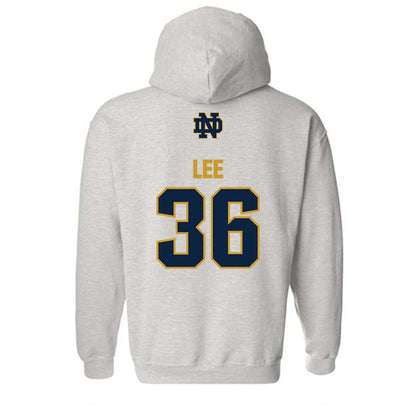 Notre Dame - NCAA Baseball : Oisin Lee - Classic Fashion Shersey Hooded Sweatshirt