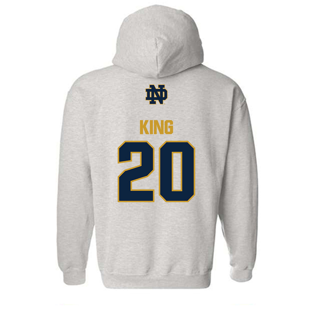 Notre Dame - NCAA Women's Basketball : Liatu King - Classic Fashion Shersey Hooded Sweatshirt