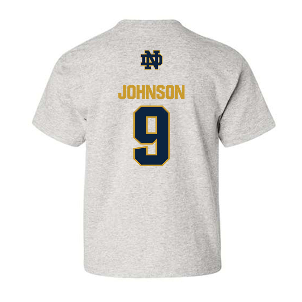 Notre Dame - NCAA Football : Brauntae Johnson - Classic Fashion Shersey Youth T-Shirt-1