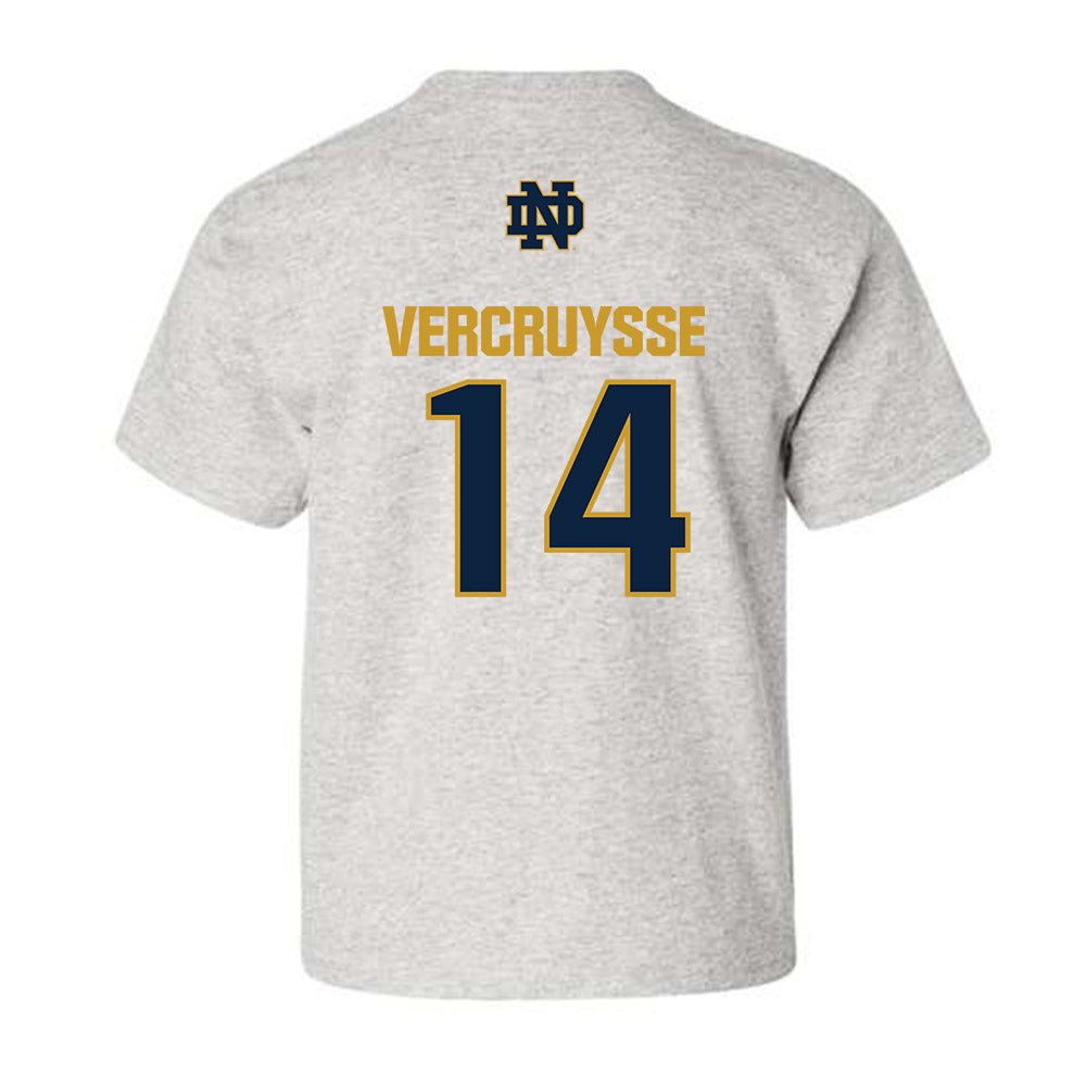 Notre Dame - NCAA Baseball : Charlie Vercruysse - Classic Fashion Shersey Youth T-Shirt