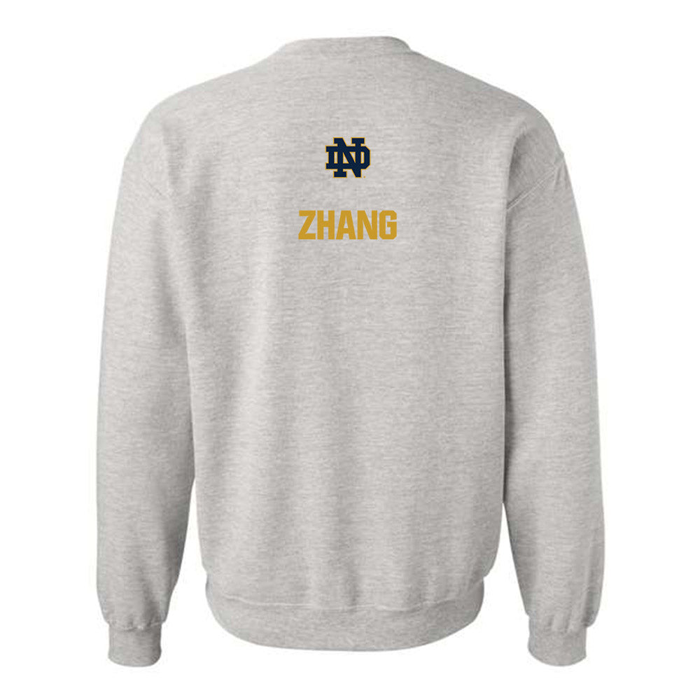 Notre Dame - NCAA Men's Fencing : Isaac Zhang - Classic Fashion Shersey Crewneck Sweatshirt-1