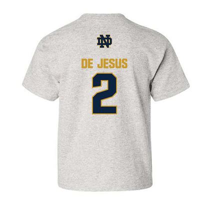 Notre Dame - NCAA Women's Basketball : Vanessa de Jesus - Classic Fashion Shersey Youth T-Shirt-1