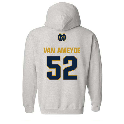 Notre Dame - NCAA Baseball : Chase Van Ameyde - Classic Fashion Shersey Hooded Sweatshirt