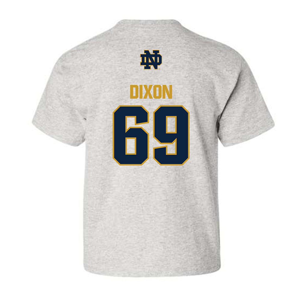 Notre Dame - NCAA Football : Davion Dixon - Classic Fashion Shersey Youth T-Shirt