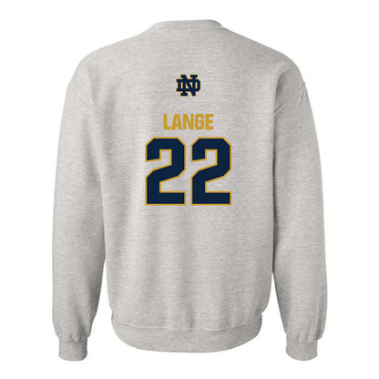 Notre Dame - NCAA Women's Volleyball : Ava Lange - Classic Fashion Shersey Crewneck Sweatshirt-1