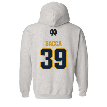 Notre Dame - NCAA Football : Anthony Sacca - Classic Fashion Shersey Hooded Sweatshirt-1