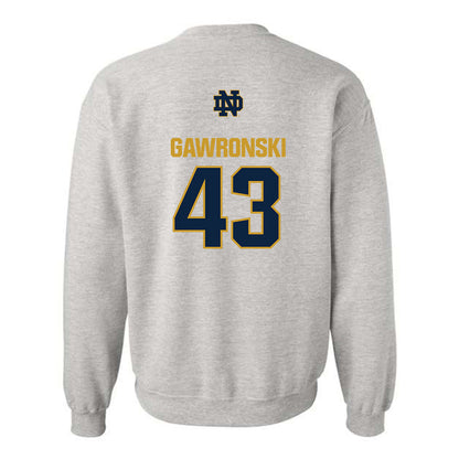 Notre Dame - NCAA Women's Lacrosse : Avery Gawronski - Classic Fashion Shersey Crewneck Sweatshirt-1