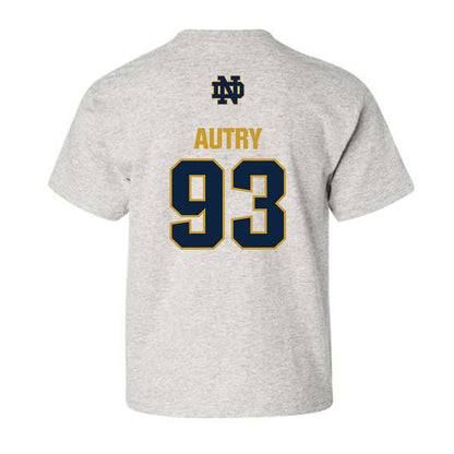 Notre Dame - NCAA Football : Quentin Autry - Classic Fashion Shersey Youth T-Shirt