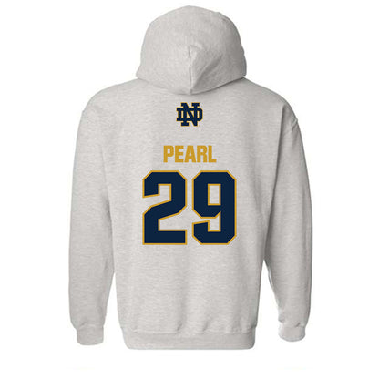 Notre Dame - NCAA Women's Soccer : Rowan Pearl - Classic Fashion Shersey Hooded Sweatshirt-1