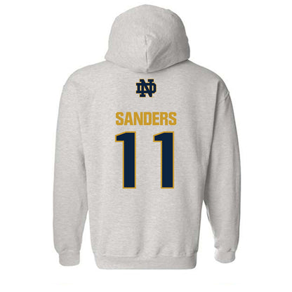 Notre Dame - NCAA Women's Lacrosse : Marleigh Sanders - Classic Fashion Shersey Hooded Sweatshirt