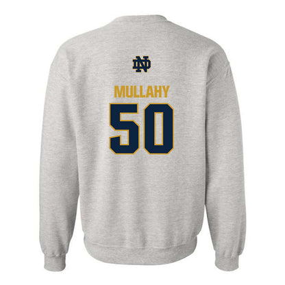 Notre Dame - NCAA Men's Lacrosse : Brendan Mullahy - Classic Fashion Shersey Crewneck Sweatshirt-1