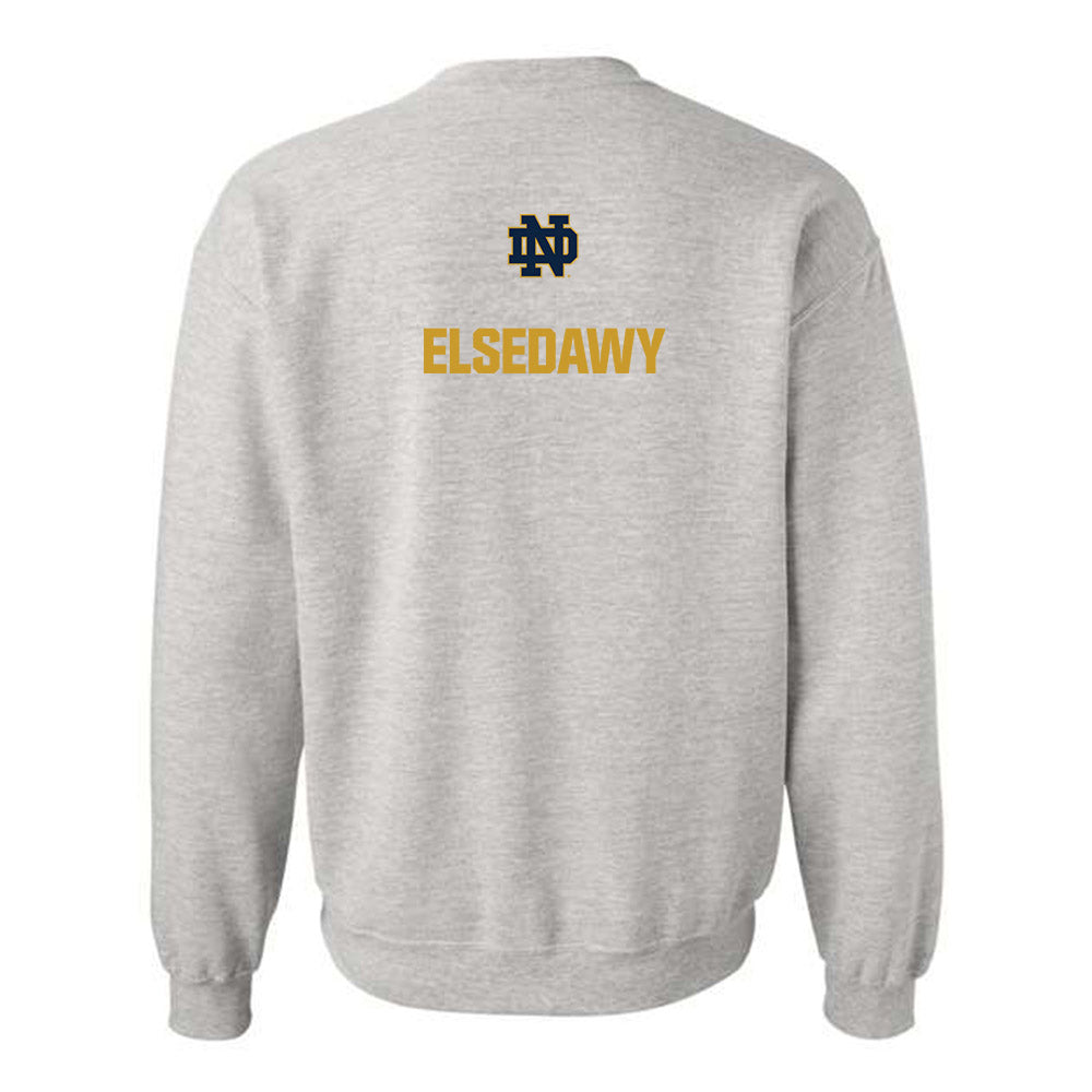 Notre Dame - NCAA Men's Fencing : Ahmed Hesham Elsedawy - Classic Fashion Shersey Crewneck Sweatshirt