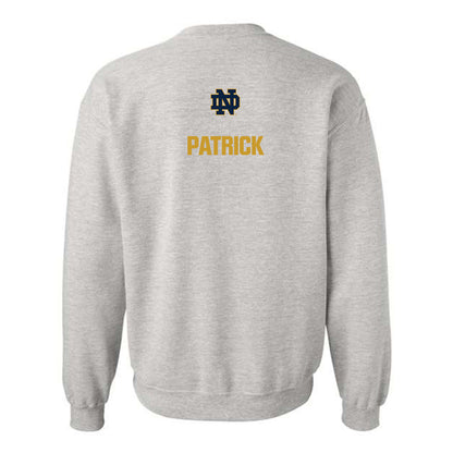 Notre Dame - NCAA Men's Tennis : Nicholas Patrick - Classic Fashion Shersey Crewneck Sweatshirt-1