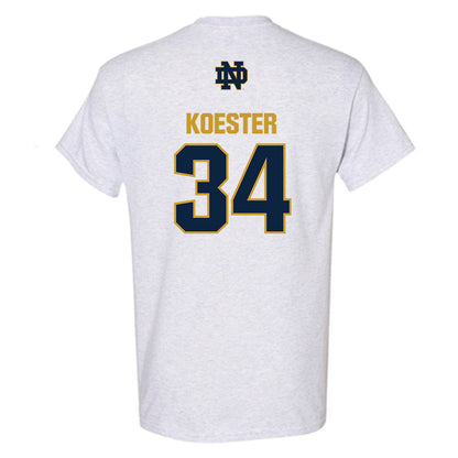 Notre Dame - NCAA Baseball : Brady Koester - Classic Fashion Shersey T-Shirt-1