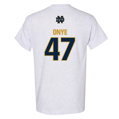Notre Dame - NCAA Football : Jason Onye - Classic Fashion Shersey T-Shirt-1