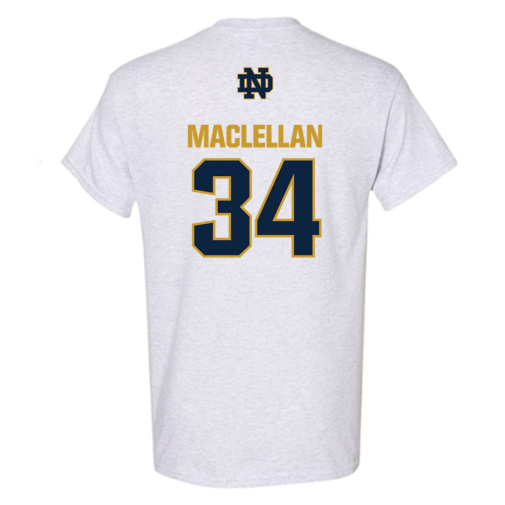 Notre Dame - NCAA Men's Basketball : Matthew MacLellan - Classic Fashion Shersey T-Shirt-1