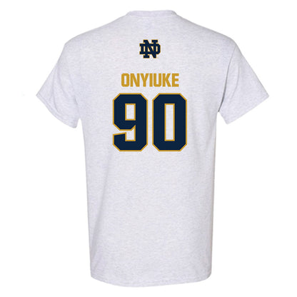 Notre Dame - NCAA Football : Kobi Onyiuke - Classic Fashion Shersey T-Shirt-1