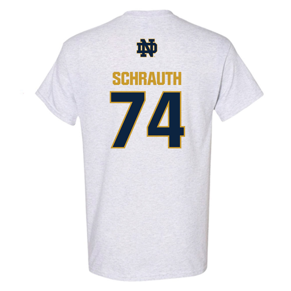 Notre Dame - NCAA Football : Billy Schrauth - Classic Fashion Shersey T-Shirt-1