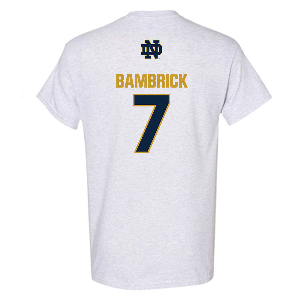 Notre Dame - NCAA Men's Lacrosse : Joey Bambrick - Classic Fashion Shersey T-Shirt-1