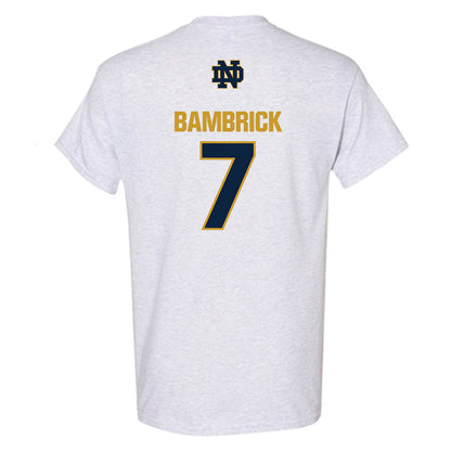 Notre Dame - NCAA Men's Lacrosse : Joey Bambrick - Classic Fashion Shersey T-Shirt-1