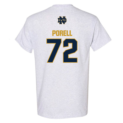 Notre Dame - NCAA Men's Lacrosse : Thomas Porell - Classic Fashion Shersey T-Shirt-1