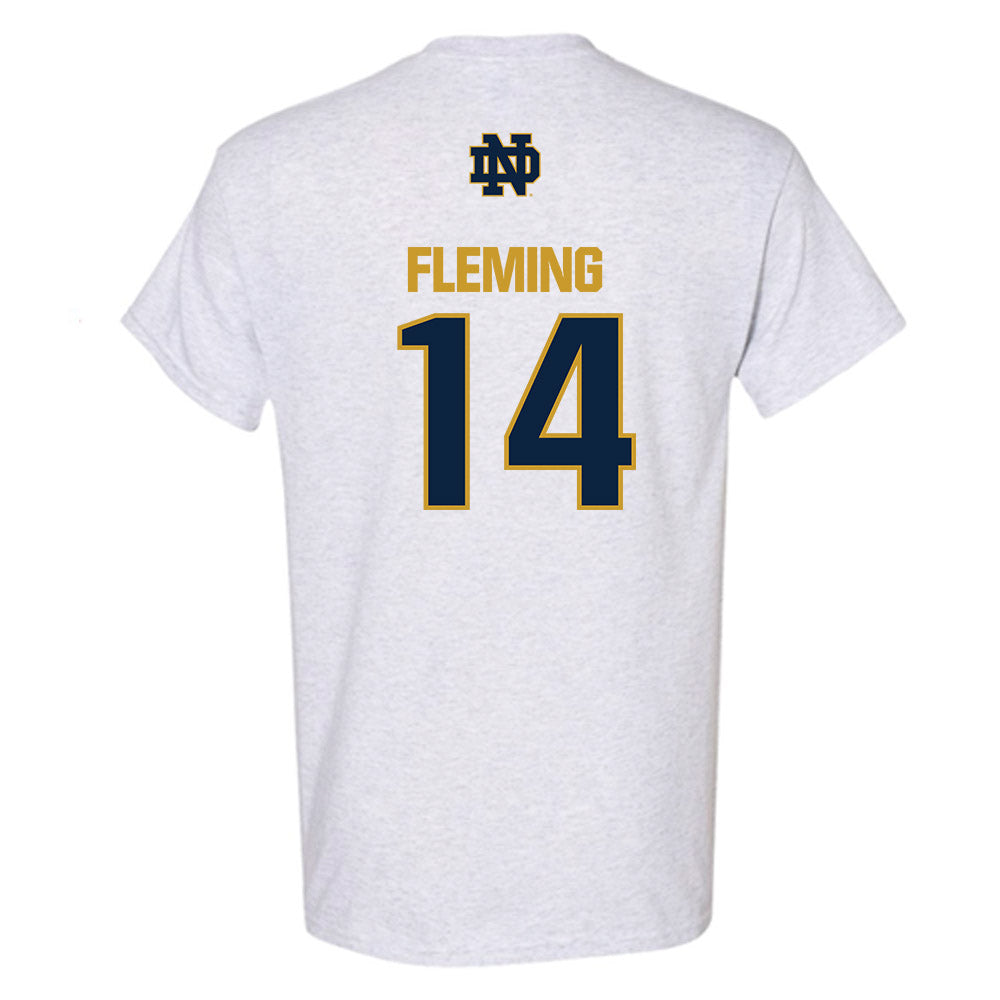 Notre Dame - NCAA Men's Ice Hockey : Maddox Fleming - Classic Fashion Shersey T-Shirt-1