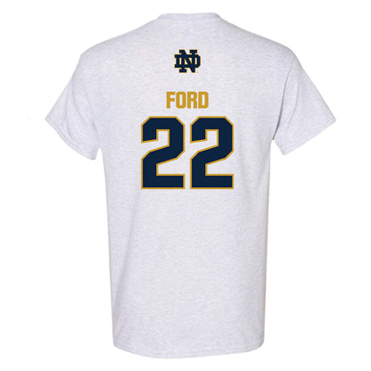 Notre Dame - NCAA Football : Devyn Ford - Classic Fashion Shersey T-Shirt-1