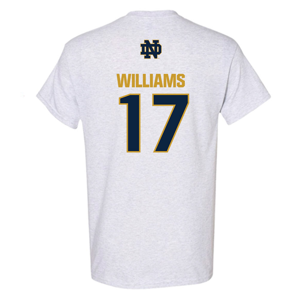Notre Dame - NCAA Football : Cam Williams - Classic Fashion Shersey T-Shirt-1