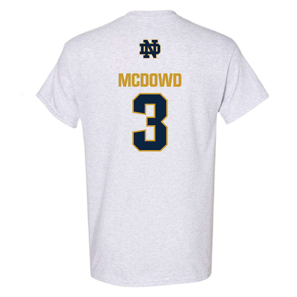 Notre Dame - NCAA Men's Soccer : Sean McDowd - Classic Fashion Shersey T-Shirt-1