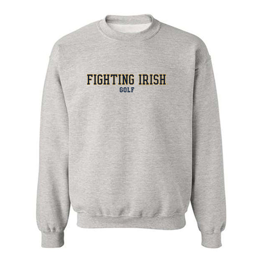 Notre Dame - NCAA Women's Golf : Maya Hunter - Classic Fashion Shersey Crewneck Sweatshirt