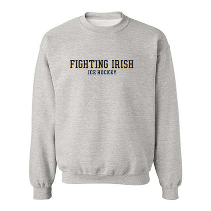 Notre Dame - NCAA Men's Ice Hockey : Maddox Fleming - Classic Fashion Shersey Crewneck Sweatshirt-0