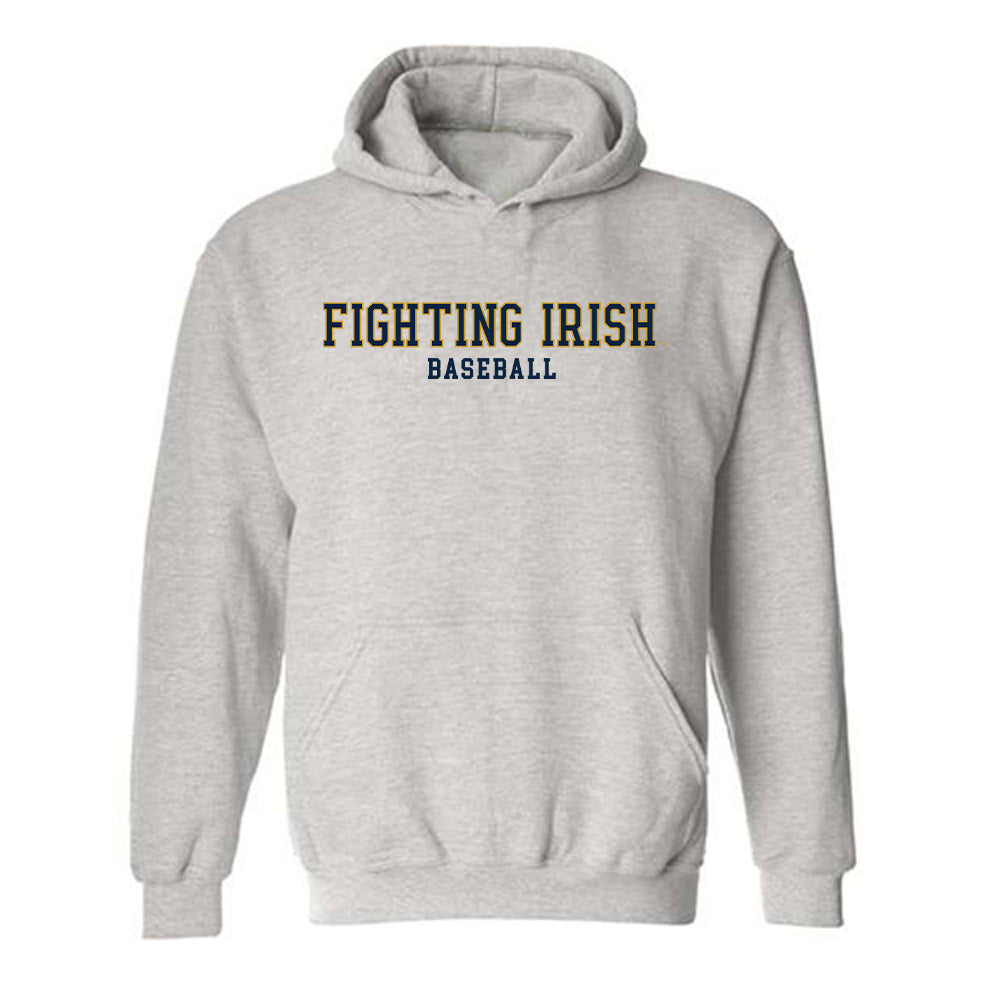 Notre Dame - NCAA Baseball : Will Jaisle - Classic Fashion Shersey Hooded Sweatshirt-0