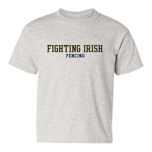 Notre Dame - NCAA Men's Fencing : Jack Oursler - Classic Fashion Shersey Youth T-Shirt-0
