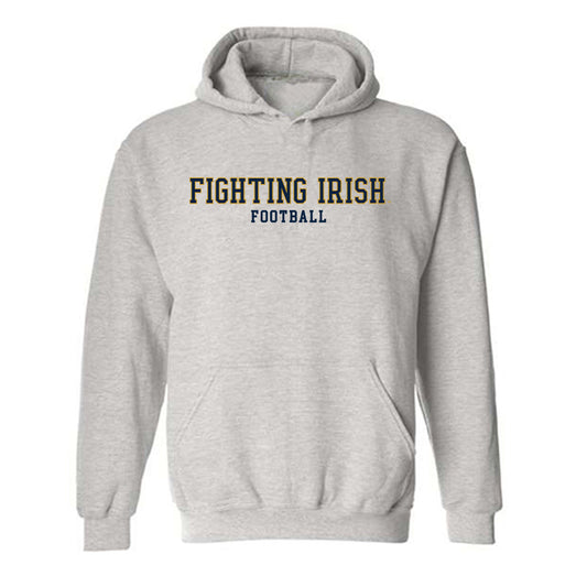 Notre Dame - NCAA Football : Mickey Brown - Classic Fashion Shersey Hooded Sweatshirt