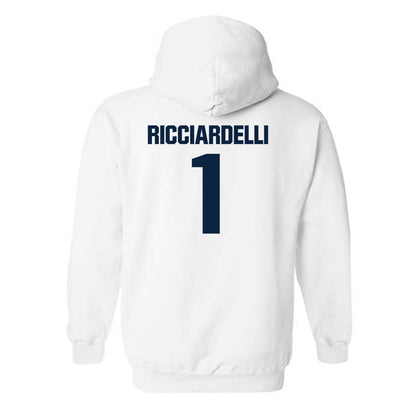 Notre Dame - NCAA Men's Lacrosse : Thomas Ricciardelli - Classic Fashion Shersey Hooded Sweatshirt-1